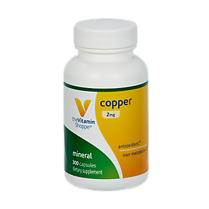 Copper - Antioxidant & Iron Metabolism - 2 MG (300 Capsules)