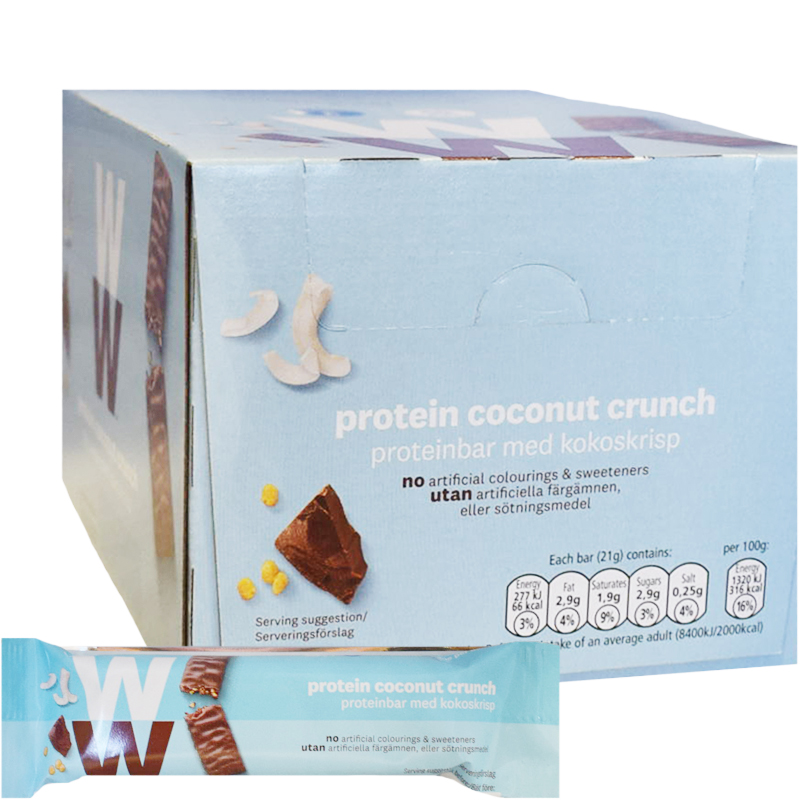 Hel Proteinbars Coconut Crunch 24-pack - 45% rabatt