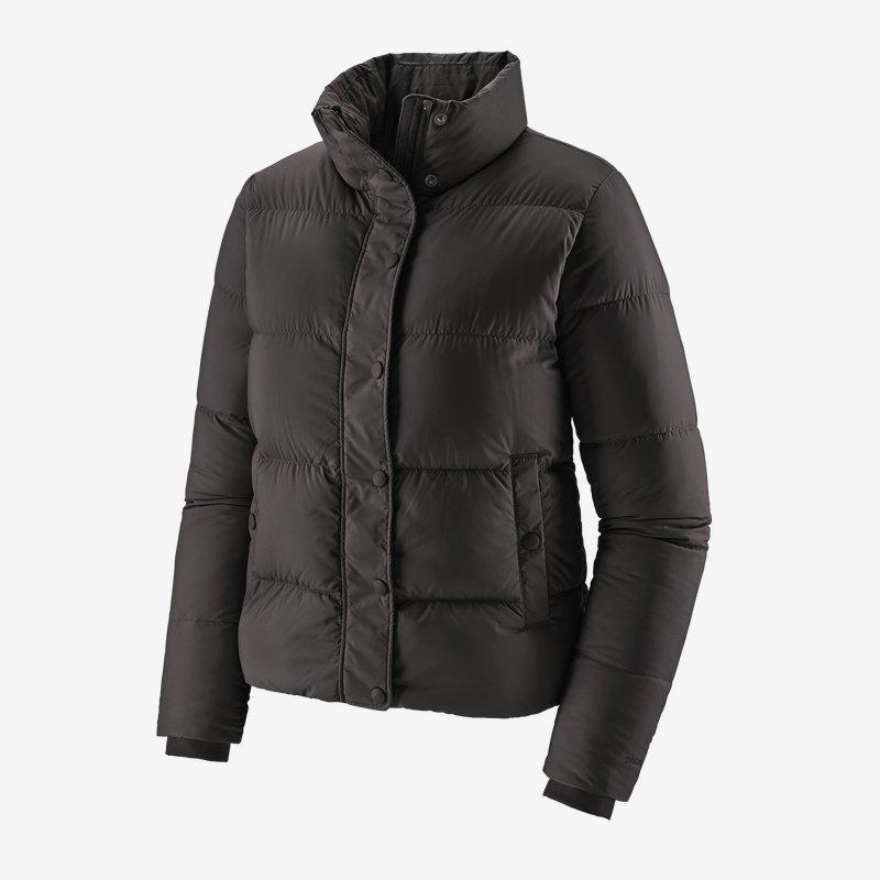 Patagonia Women's Silent Down Jacket - Recycled Down, Black / L