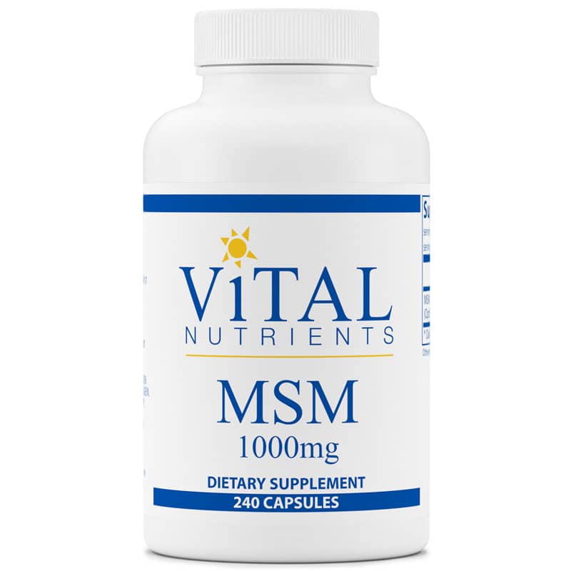 Vital Nutrients MSM 1000 Mg 240 Capsules