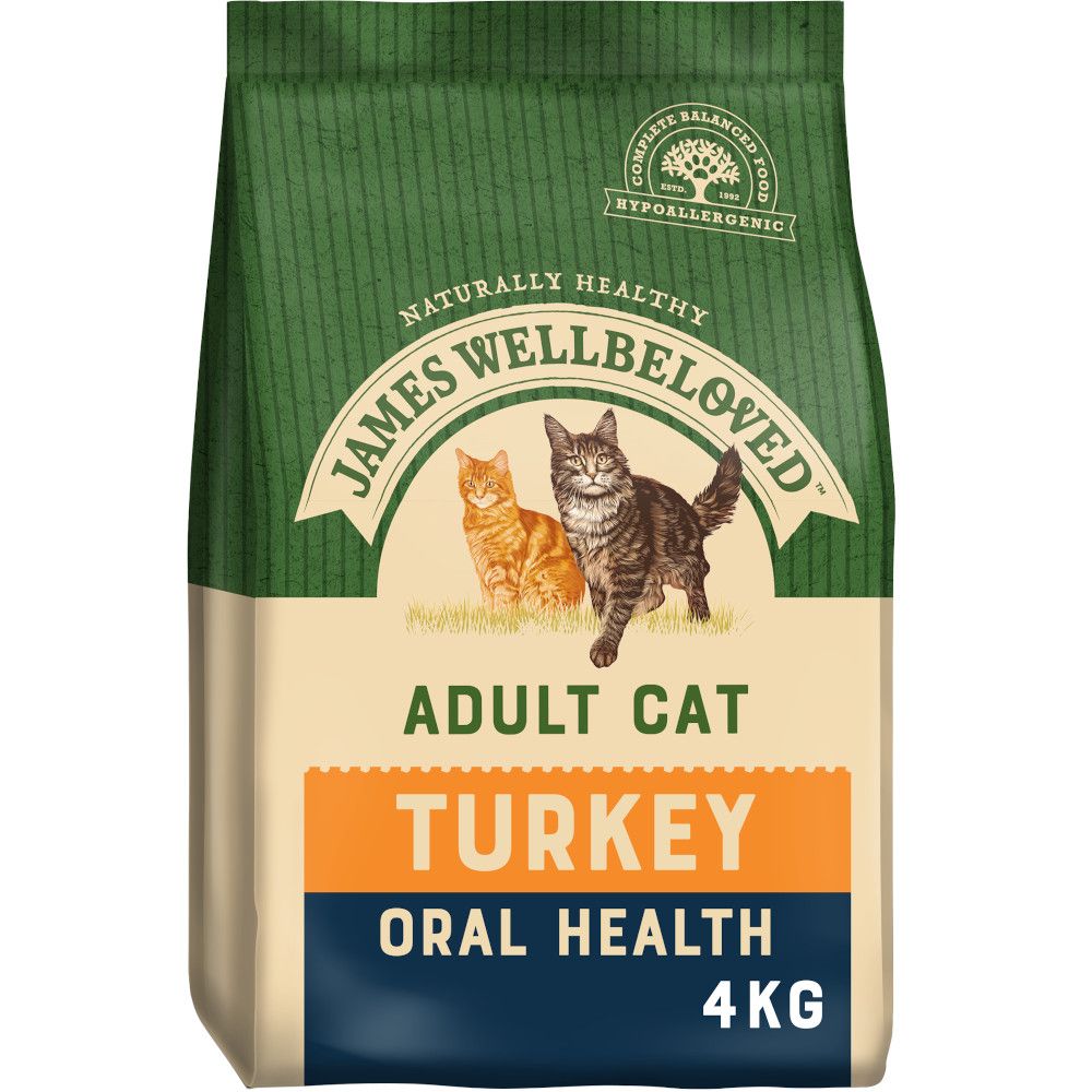 James Wellbeloved Adult Cat Oral Health - Turkey - Economy Pack: 2 x 10kg