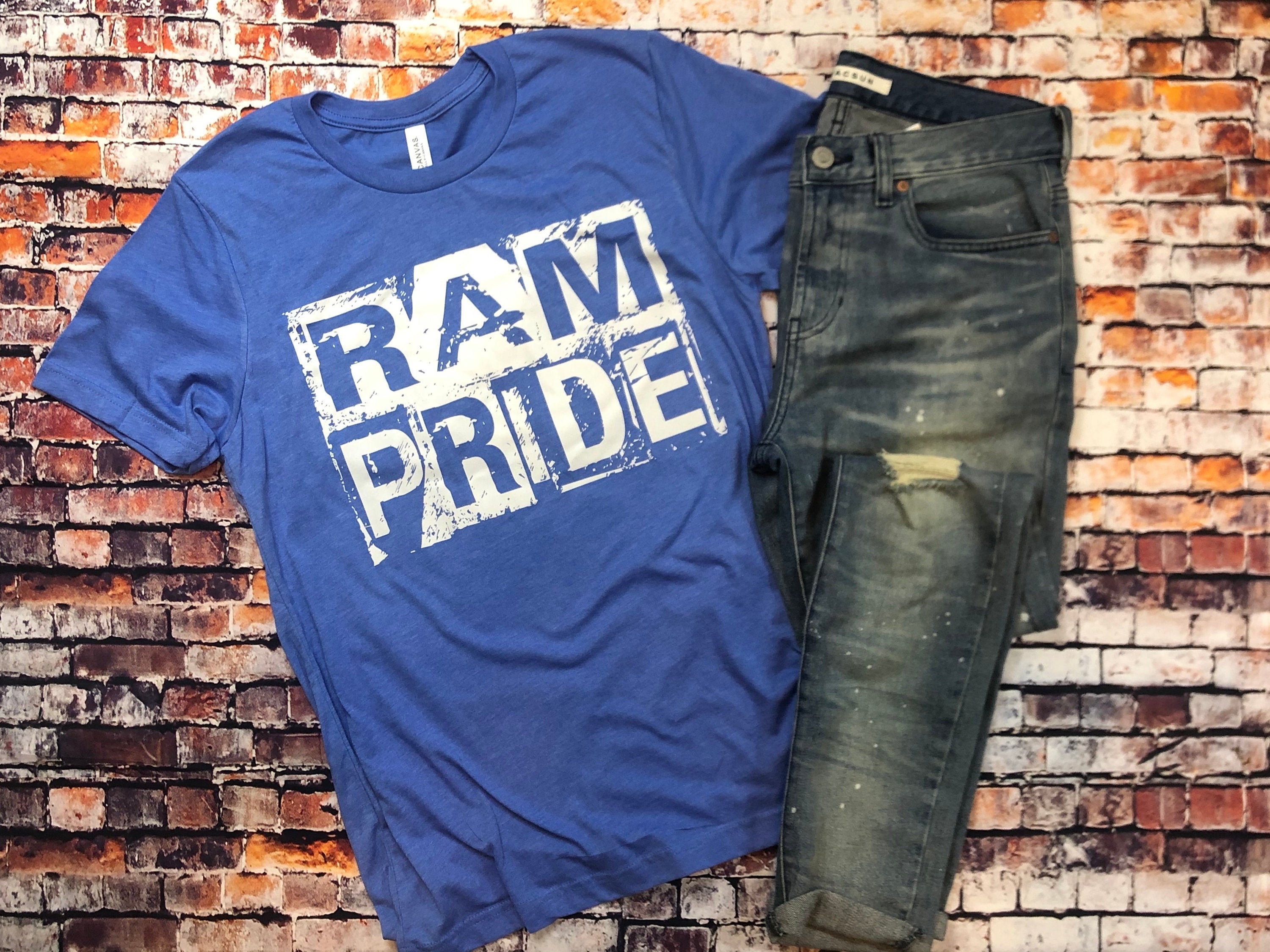 Ram Pride Shirt, Football T-Shirt, Baseball T-Shirt, Basketball School Spirit Graphic Tee