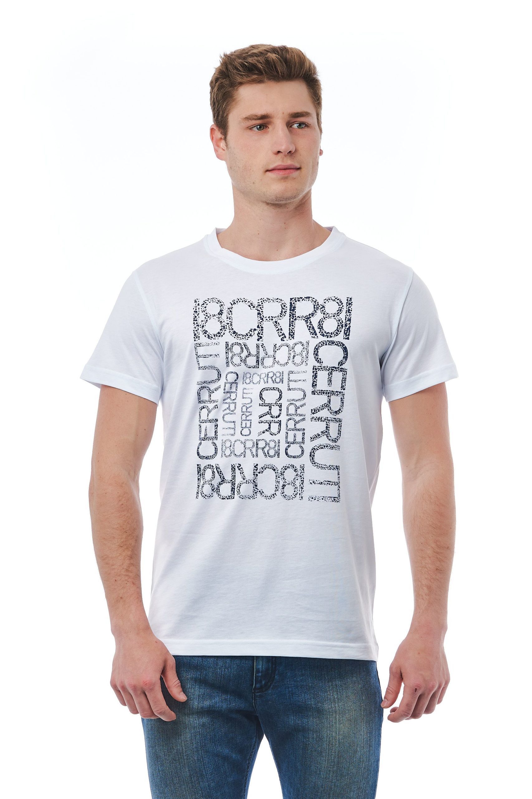 Cerruti 1881 Men's Ghiaccio Ice T-Shirt White CE1409903 - L