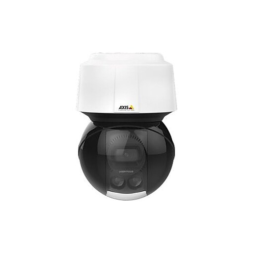AXIS Q6155-E Wired Outdoor Network Surveillance Camera, PTZ Dome, White/Black