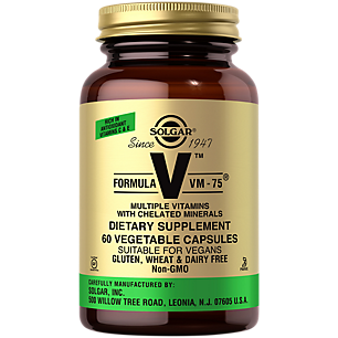 Formula VM-75 Multivitamin with Chelated Minerals (60 Vegetarian Capsules)