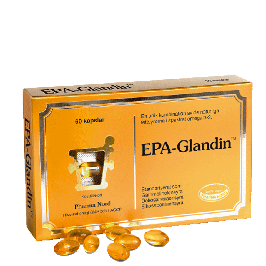 EPA Glandin med Omega 3, 60 kapslar