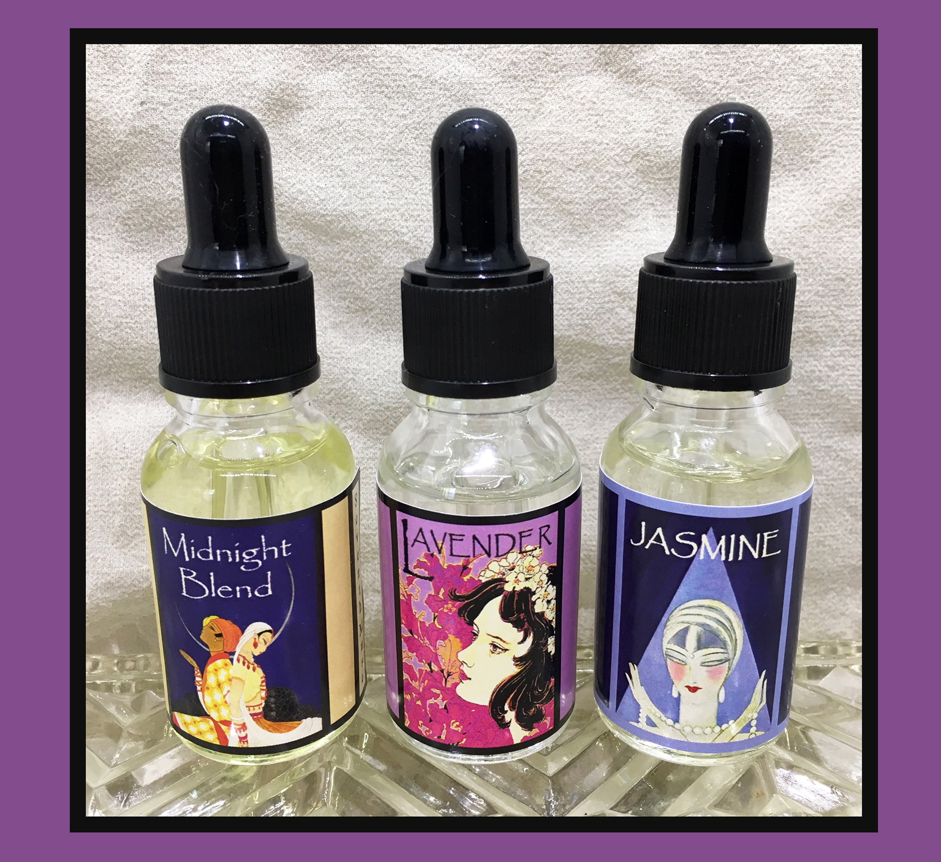 Diffuser Fragrance Oils - Midnight Blend, Lavender Or Jasmine