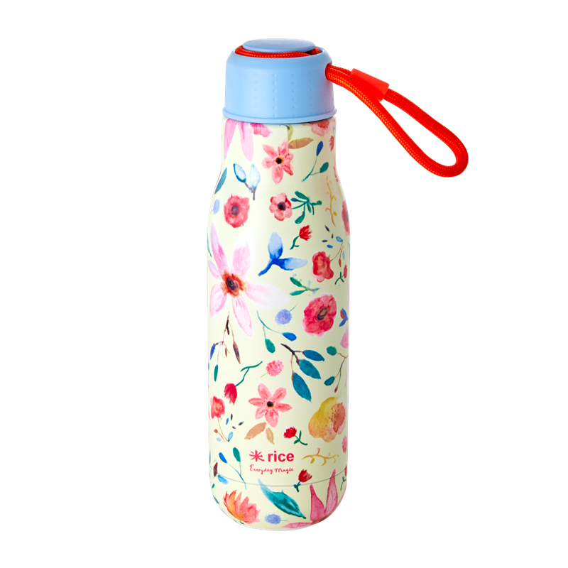 Rice - Stainless Steel Thermo Drinking Bottle 500 ml - Selmas Flower