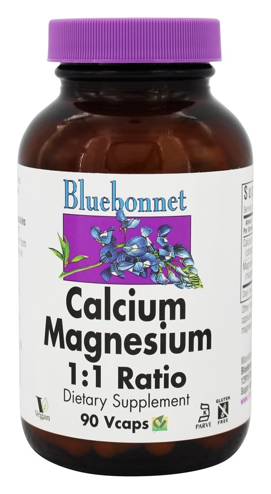 Bluebonnet Nutrition - Calcium Magnesium 11 Ratio - 90 Vegetable Capsule(s)