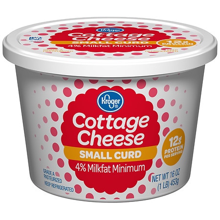 Kroger 4% Milkfat Small Curd Cottage Cheese - 16.0 oz