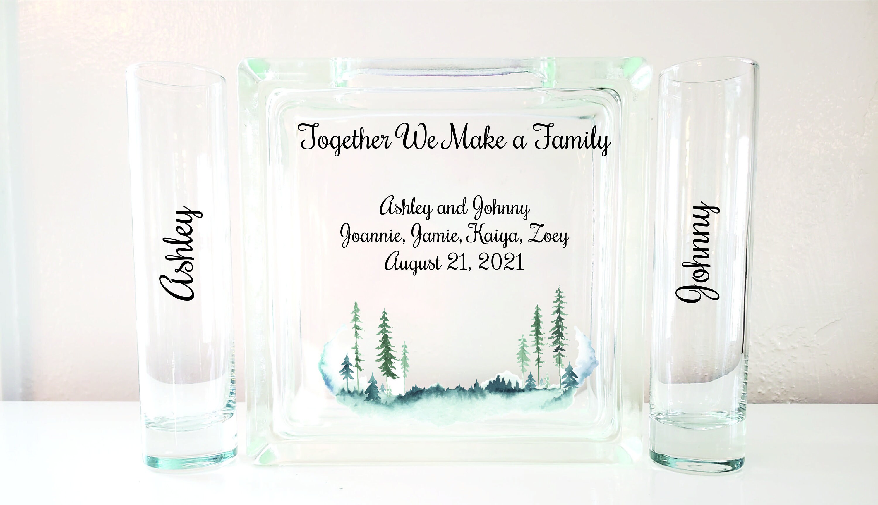 Wedding Unity Sand Ceremony Set Blended Family Together We Make A Family-Blended Family-Tree-Tpuwus308