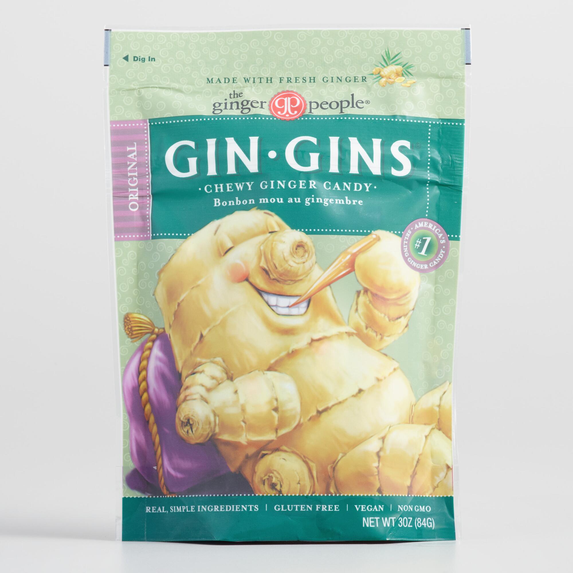 Gin Gins Ginger Chewy Candy Set Of 6 by World Market