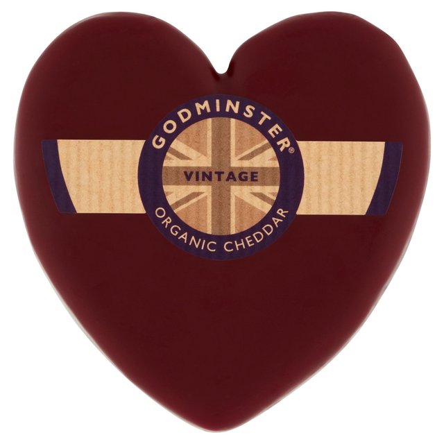 Godminster British Heart-Shaped Vintage Organic Cheddar