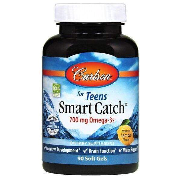 For Teens Smart Catch, 700mg Natural Lemon - 90 softgels
