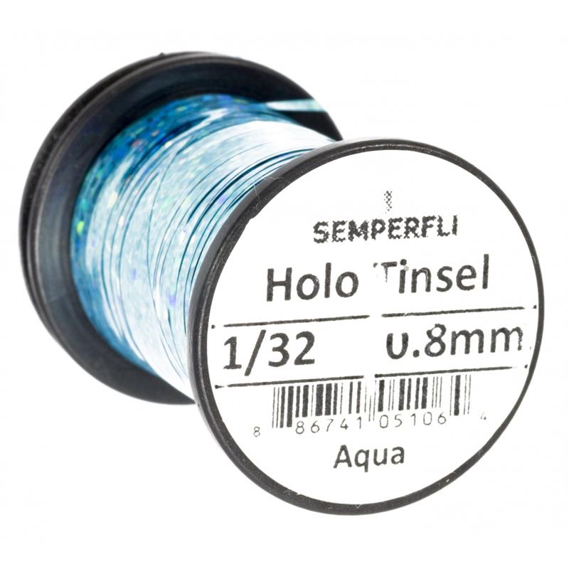 Semperfli Holographic Tinsel Kingfisher Medium