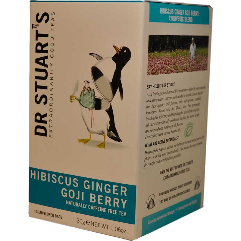 Hibiscus, ginger & goji te - 62% rabatt