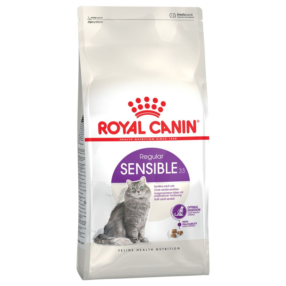 Royal Canin Sensible 33 Cat - Complementary: Royal Canin Wet Instinctive in Gravy (12 x 85g)