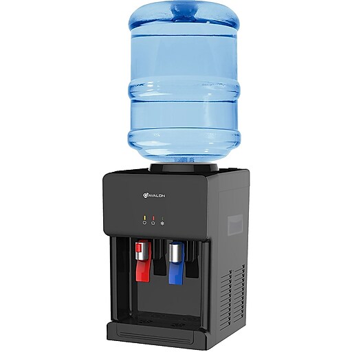 Avalon Top Loading Water Cooler Dispenser Holds 3 or 5 Gallon Bottles White (A1TLWATERCOOLER)