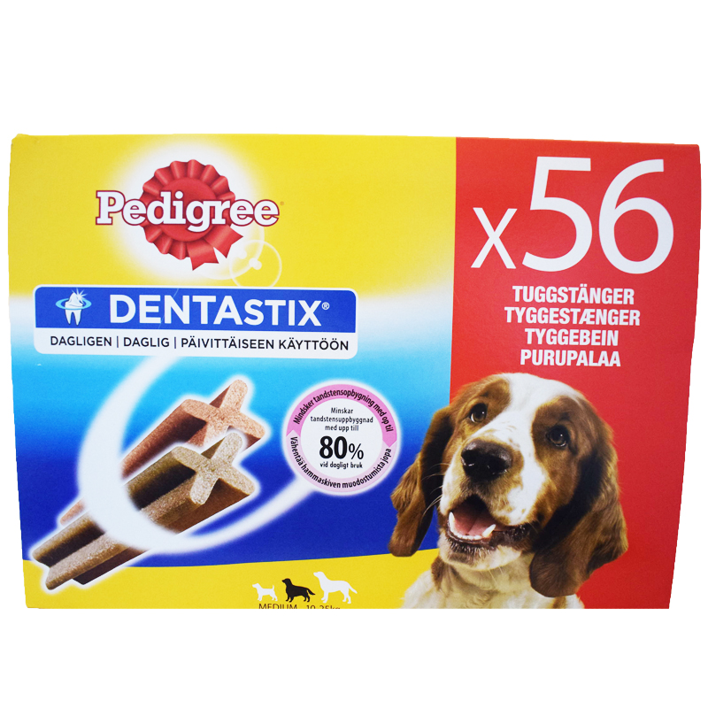 "Dentastix Medium" Purupalaa 56kpl - 26% alennus