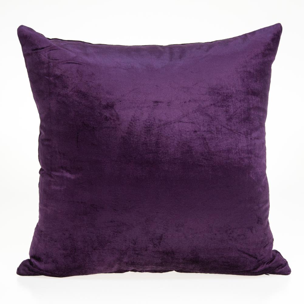 HomeRoots Jordan Purple Standard Cotton Viscose Blend Pillow Case | 334188