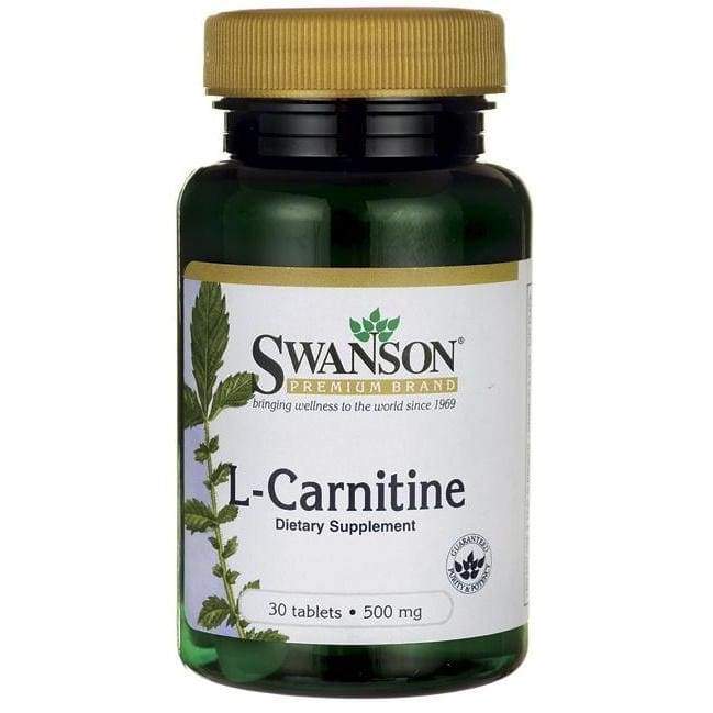 L-Carnitine, 500mg - 30 tablets