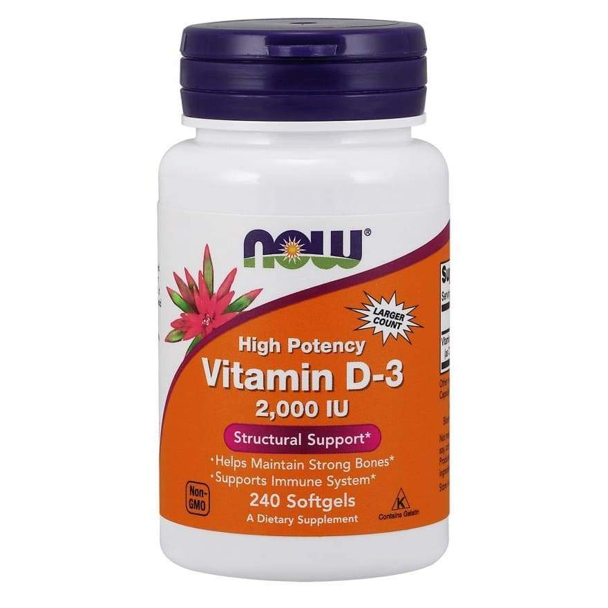 Vitamin D-3, 2000 IU - 240 softgels