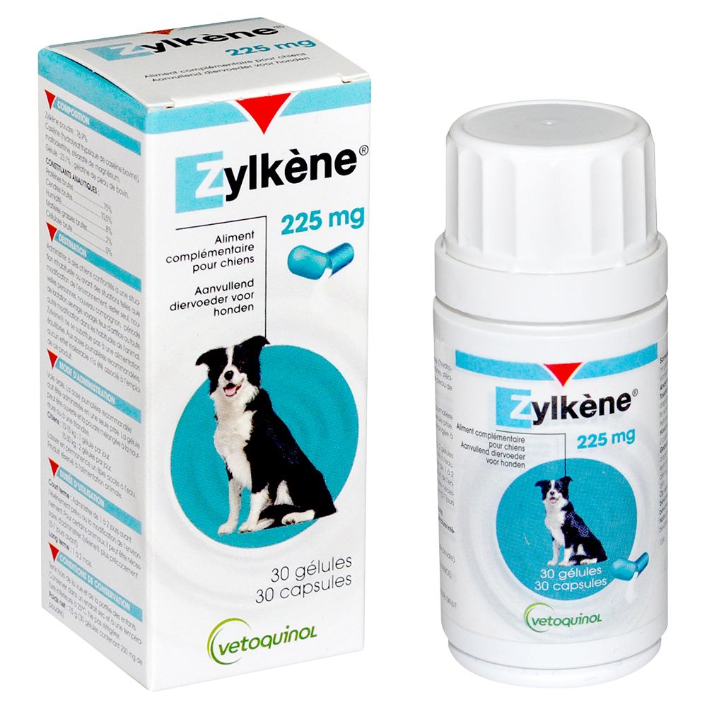 Zylkene Capsules 225mg for Medium Dogs 10-30kg - 30 capsules