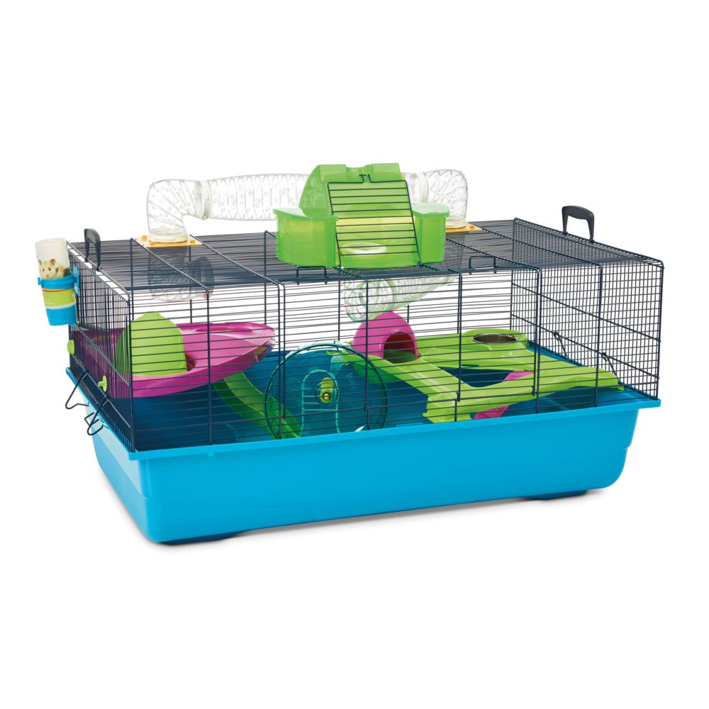 Savic Hamster Heaven 80 Cage - Blue / Green: 80 x 50 x 50 cm (L x W x H)