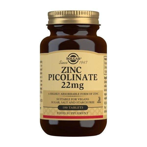 Zinc Picolinate, 22mg - 100 tablets