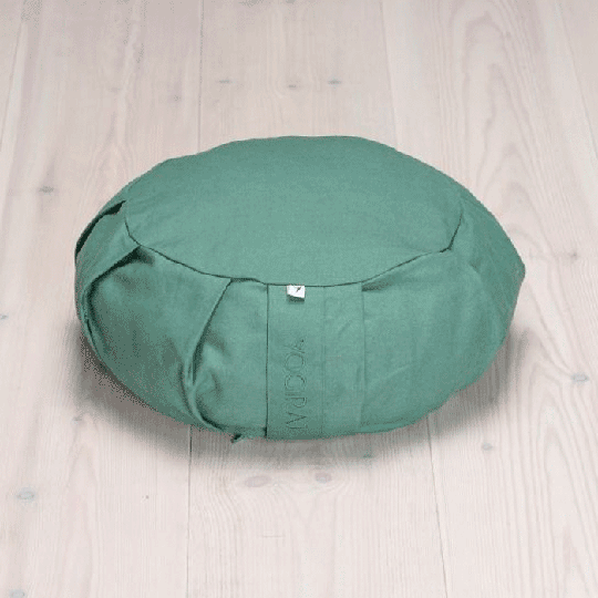 Meditation Cushion Round, Moss Green
