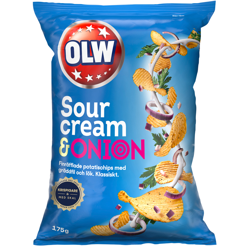 Chips Sourcream & Onion - 16% rabatt