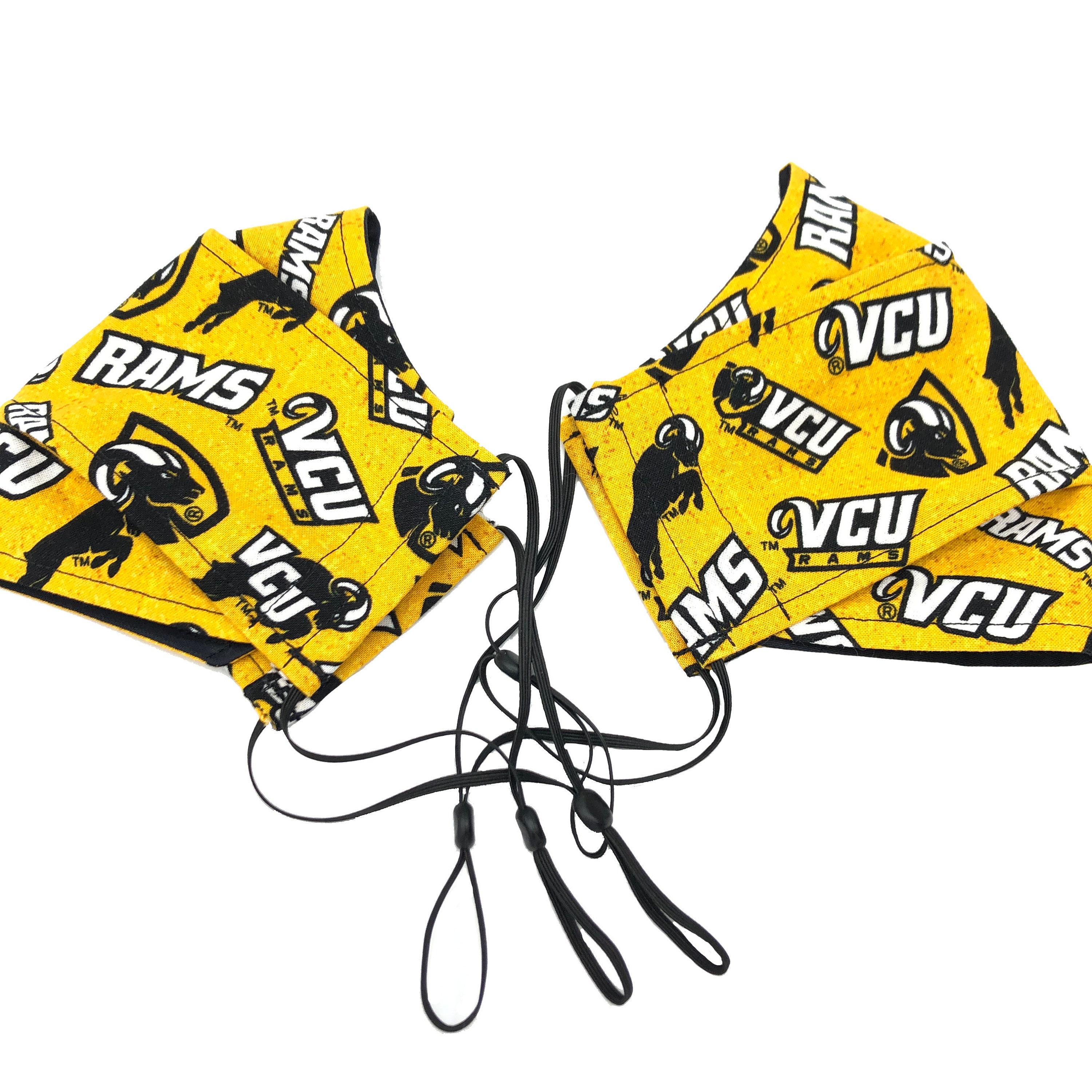 Vcu Face Mask - 3D Choose 2 Or 3 Layers Adjustable Ear Straps Virginia Commonwealth University Rams