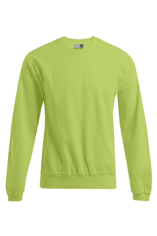 Sweatshirt 80-20 Plus Size Herren, Wilde Limette, XXXL