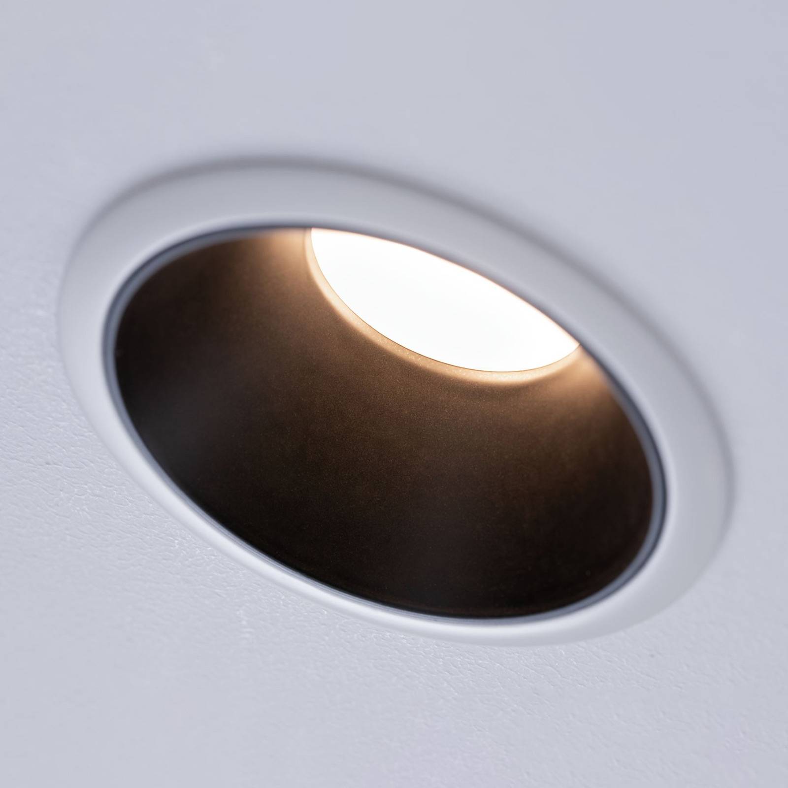 Paulmann Cole LED-Spotlight, musta-valkoinen