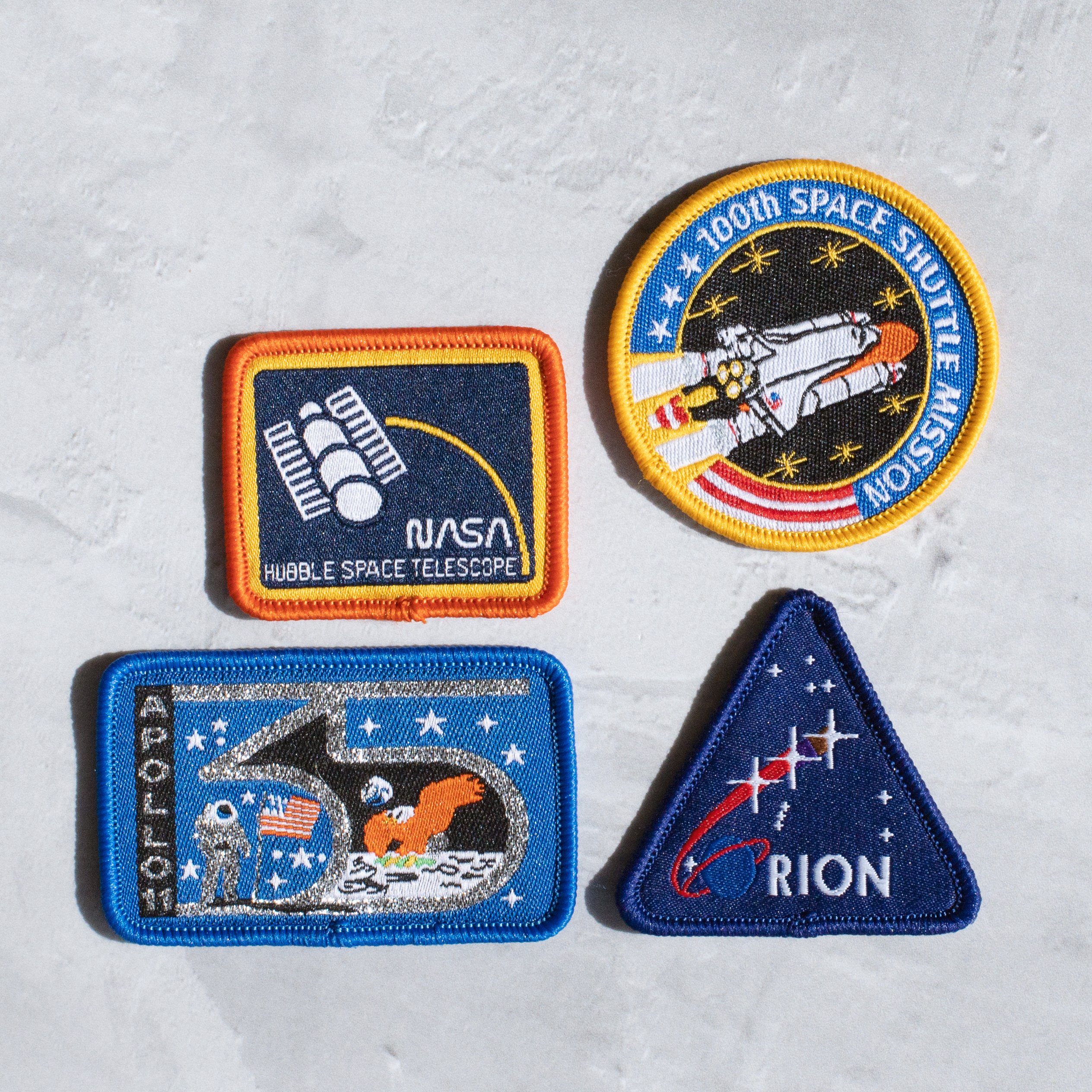 NASA Iron On Patch Set(NASAGPTC4)