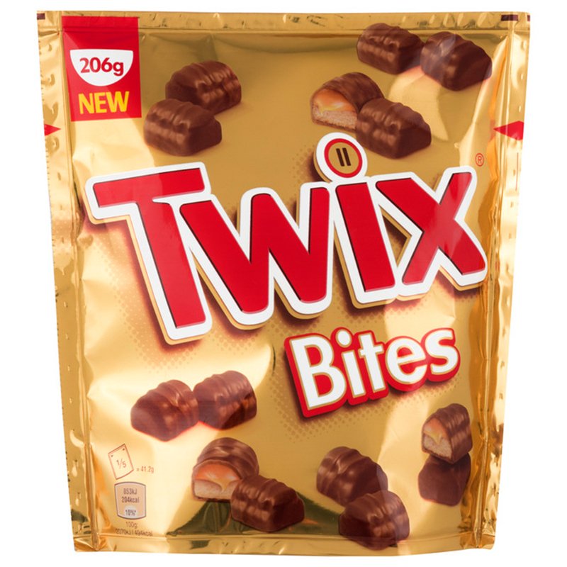 Godis "Twix Bites" 206g - 28% rabatt