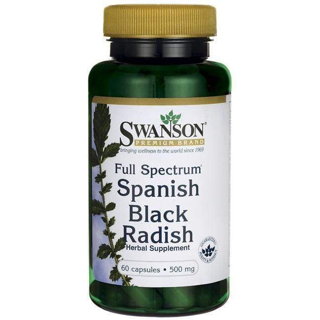 Full-Spectrum Spanish Black Radish, 500mg - 60 caps