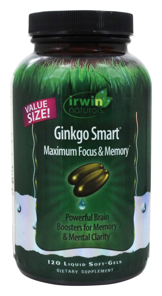 Irwin Naturals - Ginkgo Smart - 120 Softgels