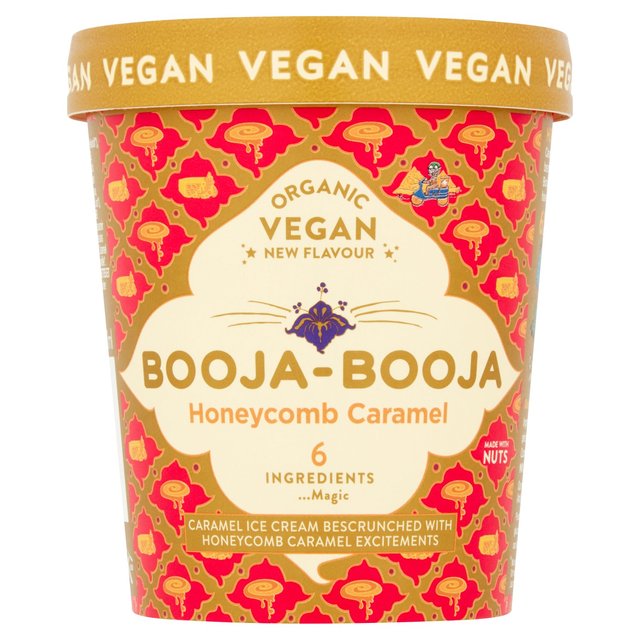 Booja Booja Vegan Honeycomb Caramel Ice Cream