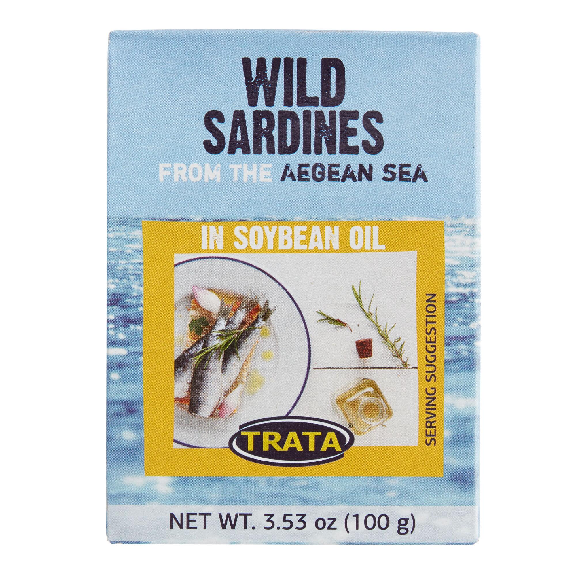 Trata Wild Sardines in Vegetable Oil Set of 2 by World Market