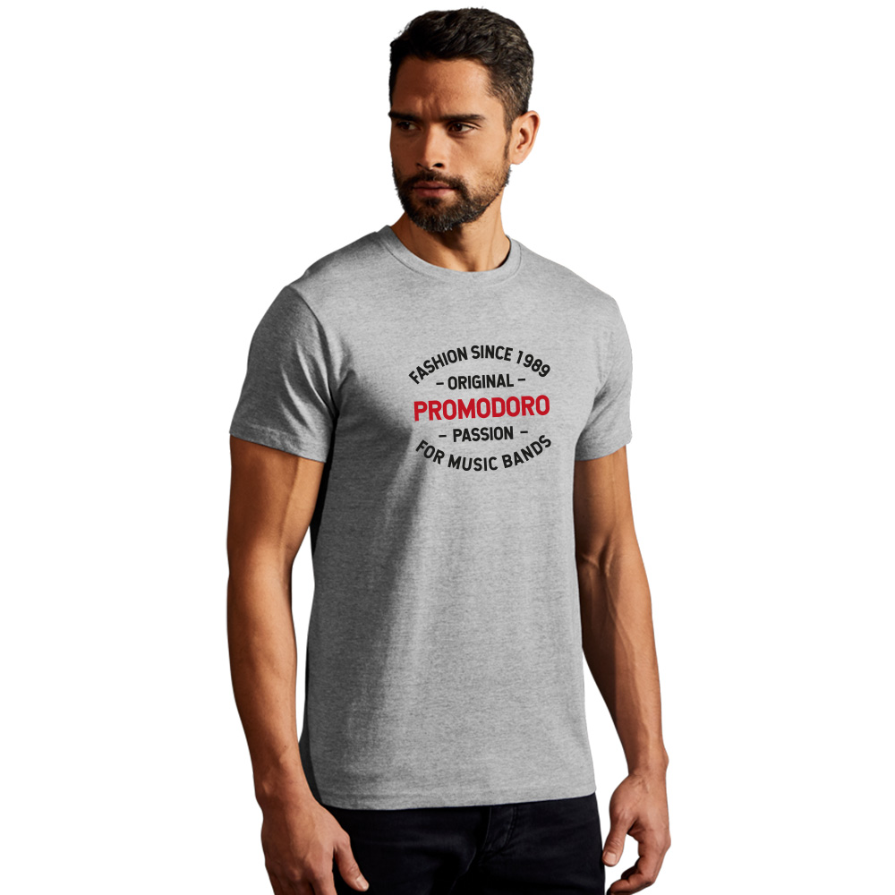 Print "promodoro passion" Premium T-Shirt Herren, Sportgrau, XXL