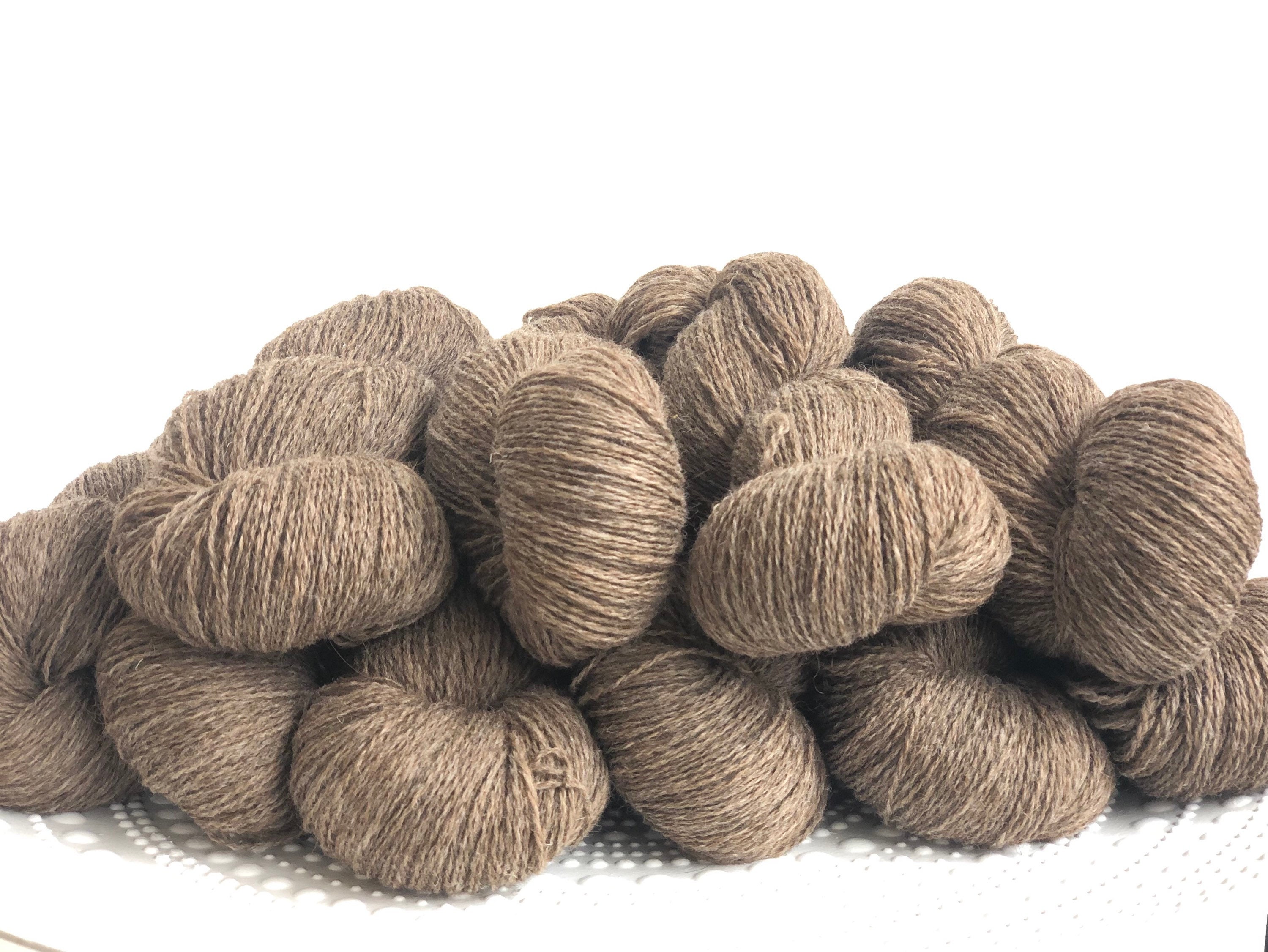 Alpaca & Wool Yarn Blend - 30 Alpaca/70 Hand Knitting Lace Alpaca Fiber Yarnhome Mdalpacawoolblend100G