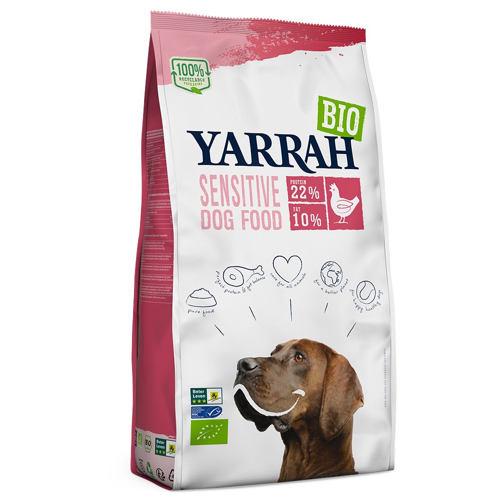Yarrah Organic Sensitive with Organic Chicken & Organic Rice - Economy Pack: 2 x 10kg