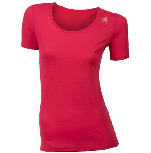 Aclima Light Wool T-Shirt Woman Raspberry
