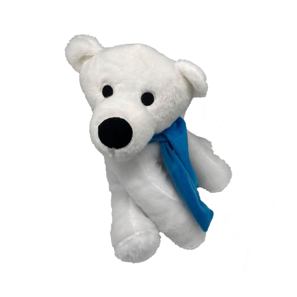 Aumüller Freddy Polar Bear Dog Toy - Size S/M: 25 x 25 x 15 cm (L x W x H)
