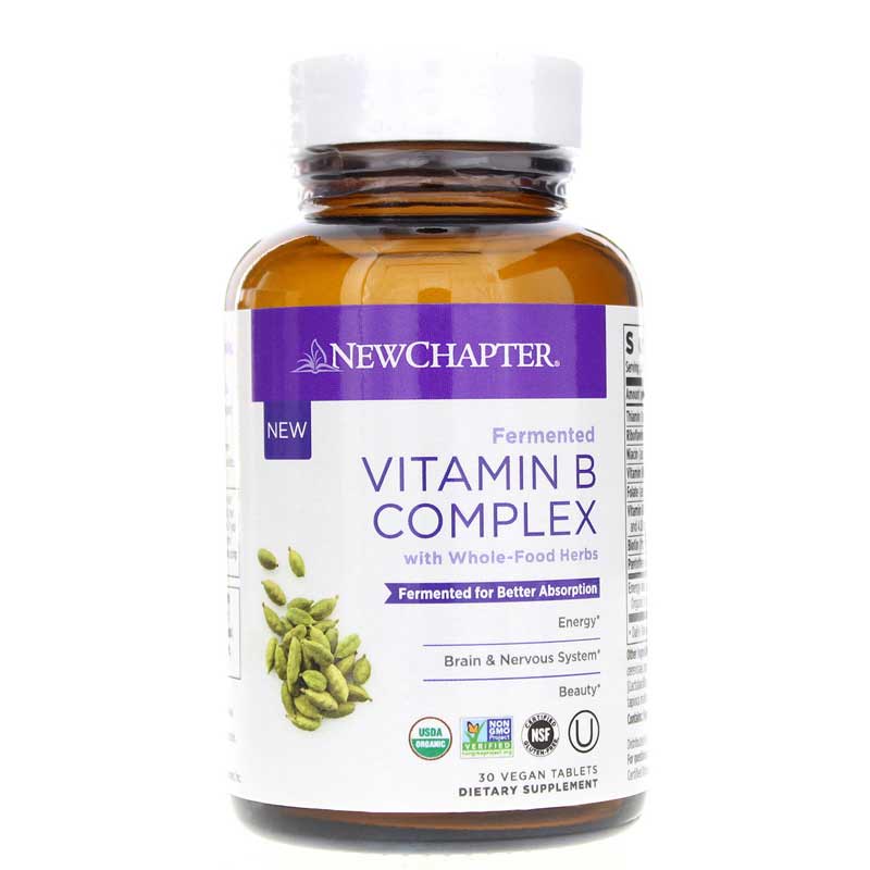 New Chapter Fermented Vitamin B Complex 30 Veg Tablets