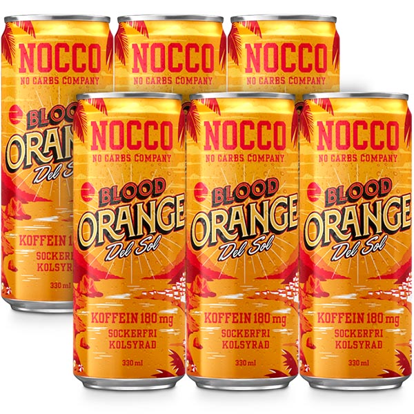 NOCCO Blood Orange Summer Ed. 33cl x 6st