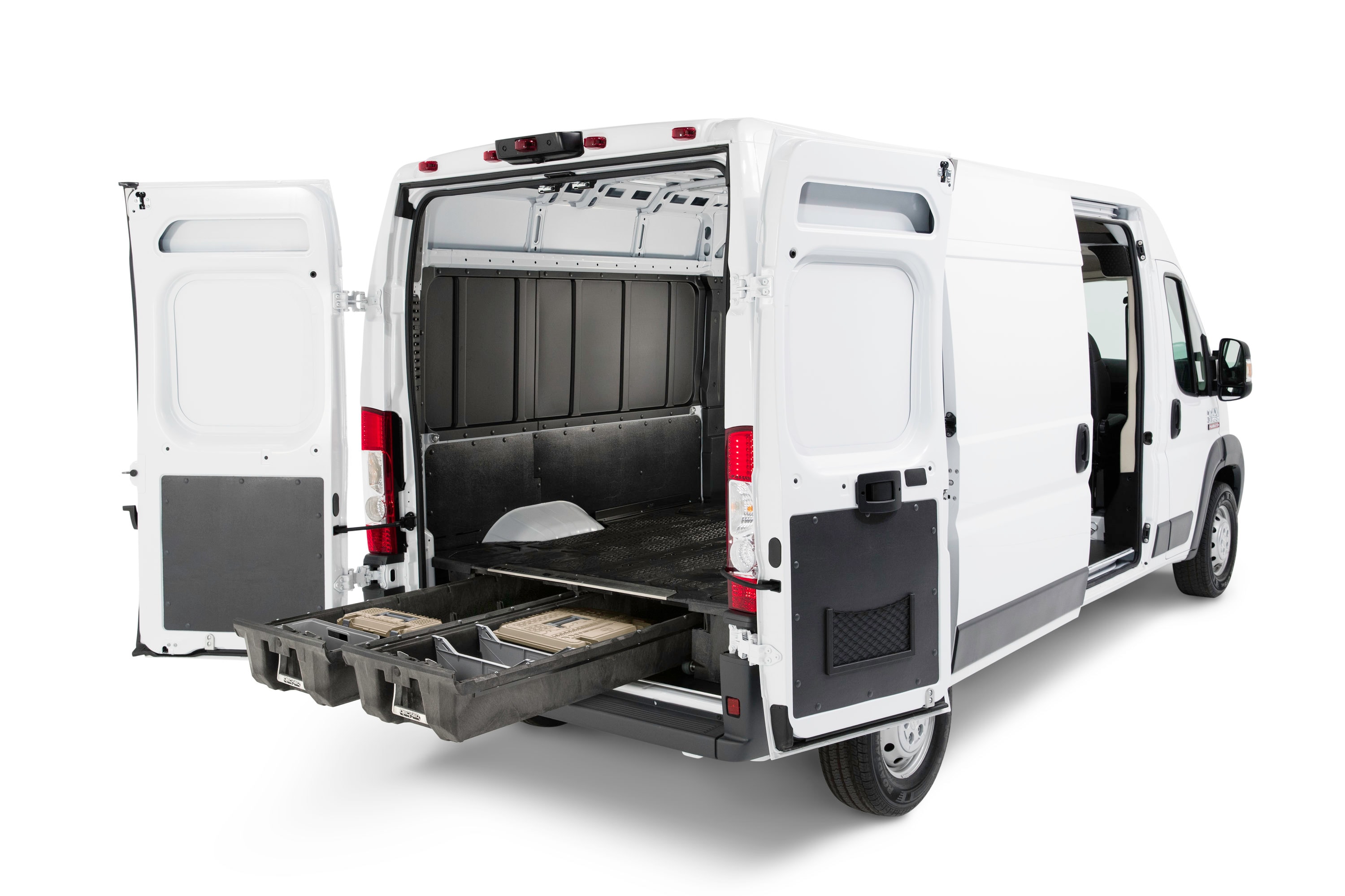 DECKED DECKED Storage System for RAM Promaster Cargo Van (2014-current)- 136-in Wheel Base in Black | VNRA13PROM55
