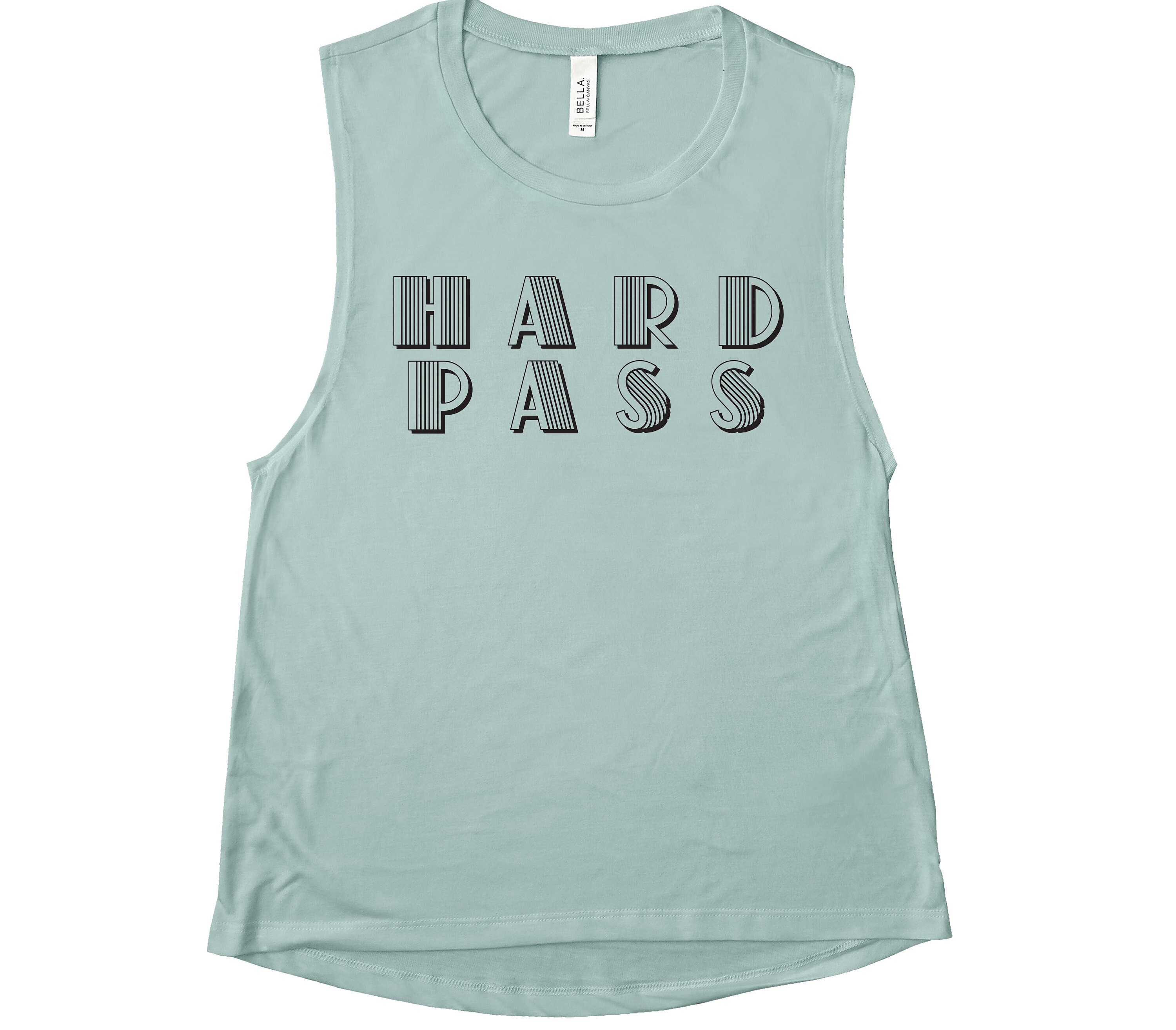 Hard Pass Womens Funny Anti Social Muscle Tank Top