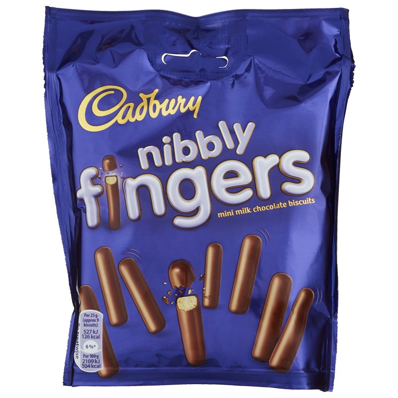 Chokladkex Nibbly Fingers - 50% rabatt